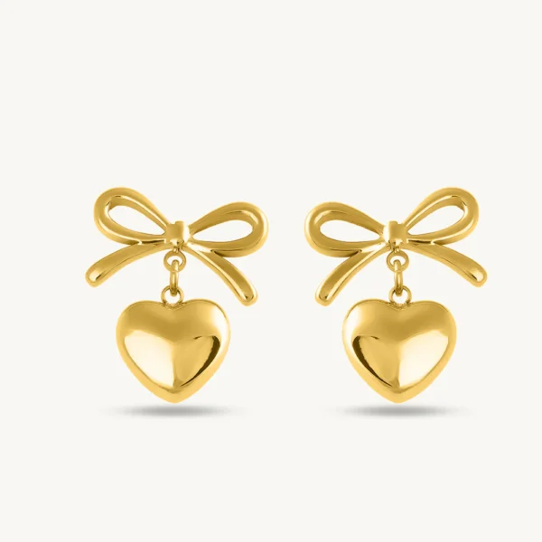 Hanging Lotus Earrings Gold Vermeil